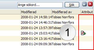 Tillvägagångssättet för att hantera dokument kan skilja sig åt beroende på om du utgår ifrån ditt folderträd eller ifrån Startsidan.