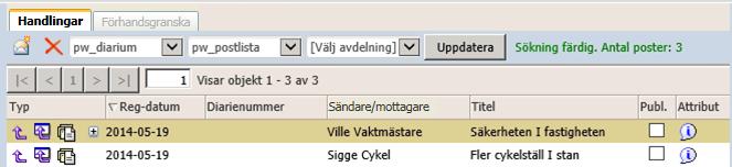 Observera att verktygsraden innehåller ett flertal praktiska verktyg. 20.2.1.
