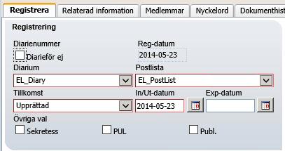 När du bockar för den här kryssrutan och sparar handlingen, ärver samtliga bilagor (utom de som ev. redan har diarieförts) attributet Diarieför ej (samt ev. saknande obligatoriska metadata).