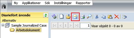 Obs: den här funktionen är tillgänglig om MS Outlook används som e- postklient i Platina (d.v.s. om systeminställningen Mail_UseMailClientInsteadOfPlatina är satt till True).