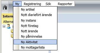 21 Aktivitetshantering Platinas aktivitetshantering förenklar hanteringen av och ger en bra kontroll över olika aktiviteter på ett företag.