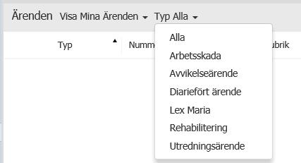 En bläddringslist visas då på högersidan av startboxen för bläddring bland de övriga sökträffarna.