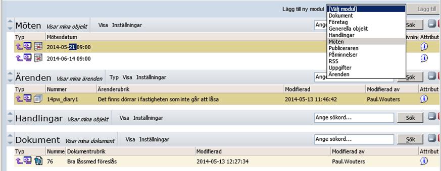 1 2. Dubbelklicka på ärendet för att öppna ärendekortet. 3a 3c 3b 3.