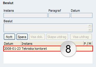 10. Du måste skriva in namn- och adressuppgifter på den person som initierat ärendet. 11.