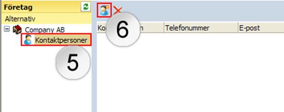 Du får nu fram personkortet och fliken Egenskaper är automatiskt vald. 4.