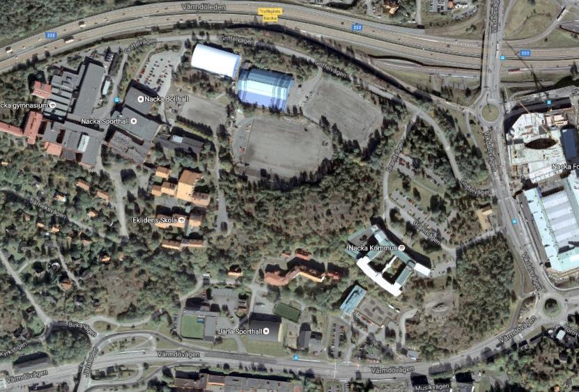2016-11-10, rev: 2017-03-23, sid 4 (12) 1 Bakgrund En ny förskola för ca 200 barn kallad Nya Kristallen planeras på Järlahöjden i centrala Nacka, se figur 1 och 2.