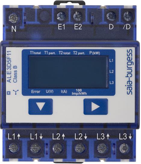 Anslutningsdiagram D /D Saia S-Bus, tvinnat par max.