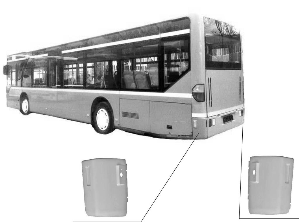 KAROSSERIDETALJER Citaro O530 Vänster