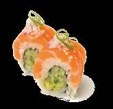 Toppad med räka, avokado, krispad vårlök & shichimi