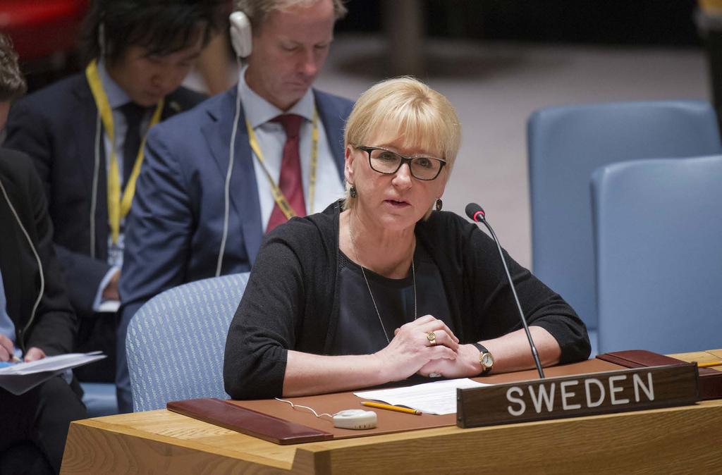 Foto: FN/Rick Bajornas Genom att varje vecka publicera uppdateringar om vad som hänt i säkerhetsrådet den gångna veckan vill Sveriges regering bidra till att allmänheten får större insyn i rådets
