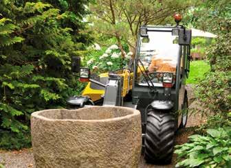 Hjulburen dumper För snabb materialtransport på vägar och i 