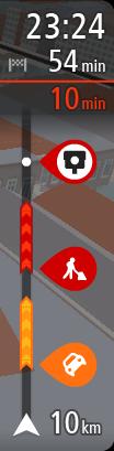Trafik Om TomTom Traffic TomTom Traffic är en unik TomTom-tjänst som tillhandahåller trafikinformation i realtid. Mer information om TomTom-tjänster finns på tomtom.com/services.