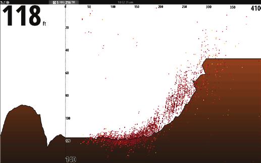 ForwardScan Justera djup, avstånd och