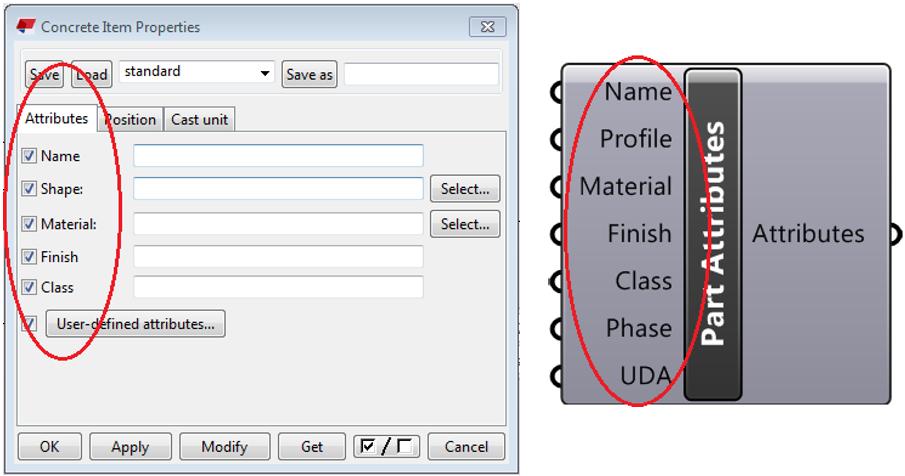 3.8.3 Länk mellan Grasshopper och Tekla Grasshopper Tekla live link tillåter genom programvaran Rhinoceros och tillägget Grasshopper, algoritmisk modellering av Tekla Structures.