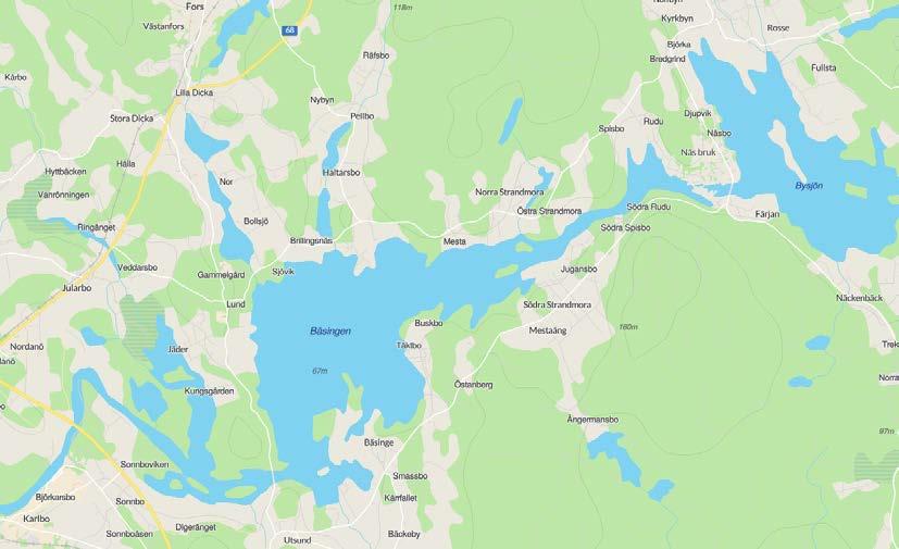 Rudusjön Bäsingen Jugansboforsen Näs kraftverk Avesta kraftverk Figur 55.