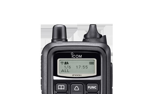 IP100H Icoms kompakta WLAN-, eller IP-, är trots sin storlek en kraftfull fylld med avancerade funktioner.
