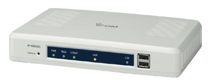 Licensfri för trådlösa Tillbehör IP100H nätverk (WLAN) Icoms nya system för trådlösa nätverk är en produkt som fyller gapet mellan licensfria och licensierade apparater.
