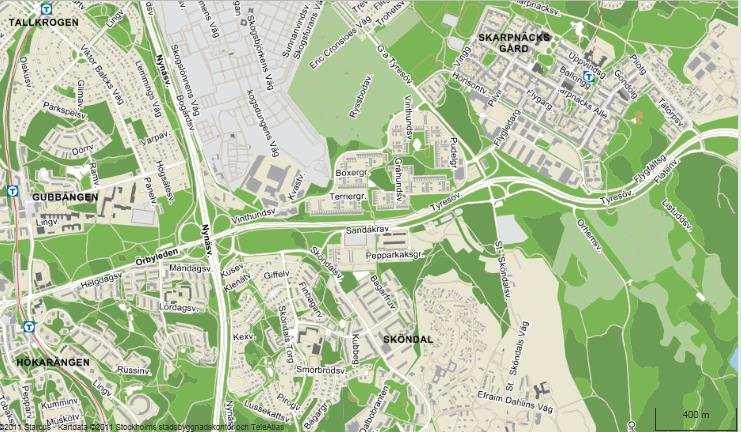 1 (5) PM Trafikutredning, handelsetablering i Sköndal Bakgrund En detaljplanerprocess pågår för en etablering av handelsaktörerna Plantagen och Willys i Sköndal, se figur 1 nedan.