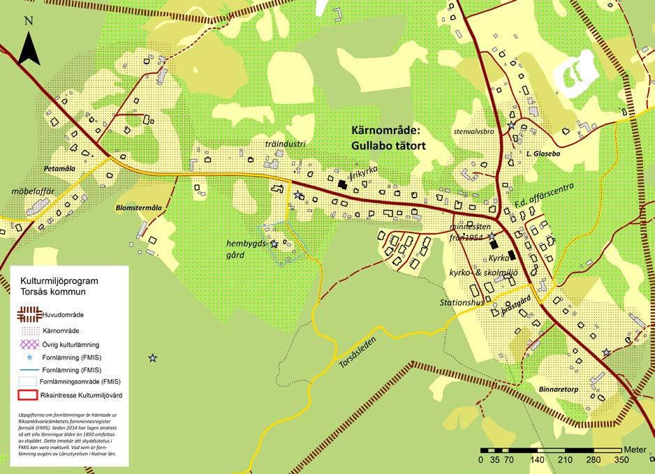 2 Kärnområdet bör i huvudsak betraktas som ett kulturhistoriskt särskilt värdefullt bebyggelseområde enligt Planoch bygglagen (PBL 8 kap 13 ).