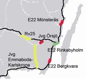 Analyserna av brister och behov av åtgärder längs huvudstråken i länet tar inte hänsyn till i vilken transportplan som bristerna åtgärdas.