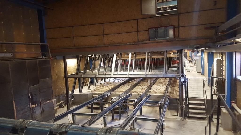 4.8 Fackdel & elevator efter fackdel Figur 10 Fackdelen samt elevator på undervåningen.