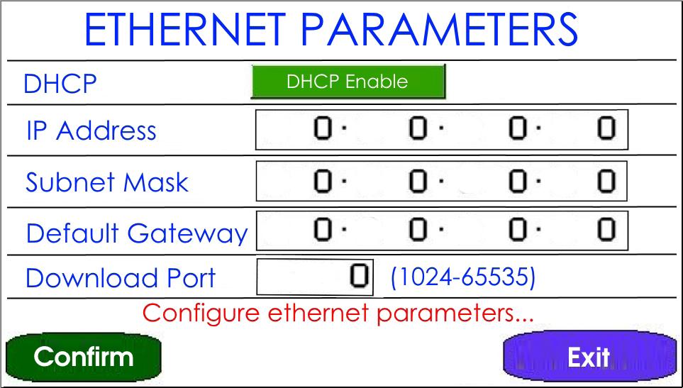 Gå in på Inställningar/Övrigt sedan Modbus TCP/IP inställning. 6 5 Här visas informationstext Klicka här för att aktivera inställningarna du skrivit in.