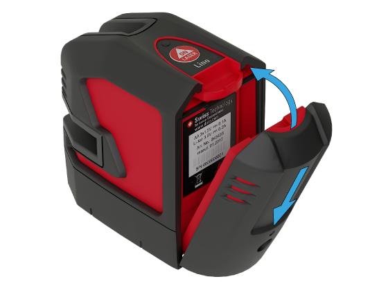 Etablera instrument Sätta i Li-Ion-batteri Alkalibatterier För att säkerställa en pålitlig användning rekommenderar vi att man använder alkalibatterier