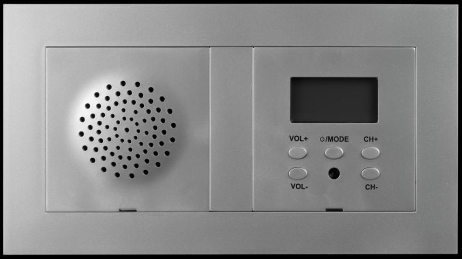 Bruksanvisning ELKO Bluetooth / DAB + / DAB / FM-radio i en apparatdosa och högtalare.