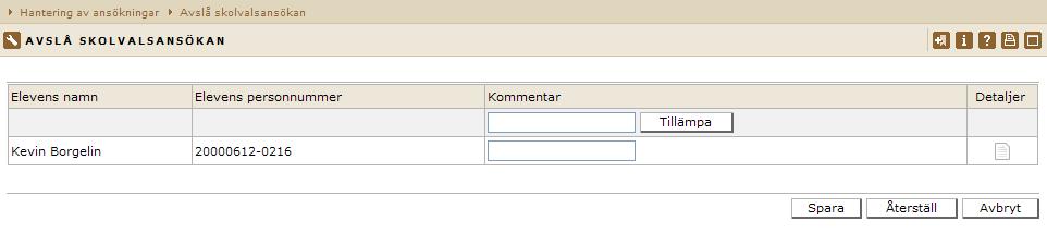 7. Välj Spara.