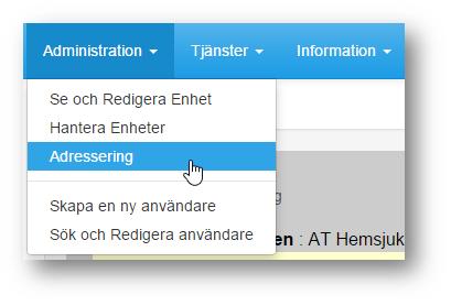 3 Adressering 2.3 Adressering Inledning Mottagare av meddelanden och därmed deltagare i ett ärende (SVU eller SIP) styrs per automatik med hjälp av ett konfigurerbart regelverk i Prator.