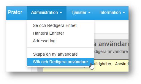 5 Sök och Redigera användare 2.