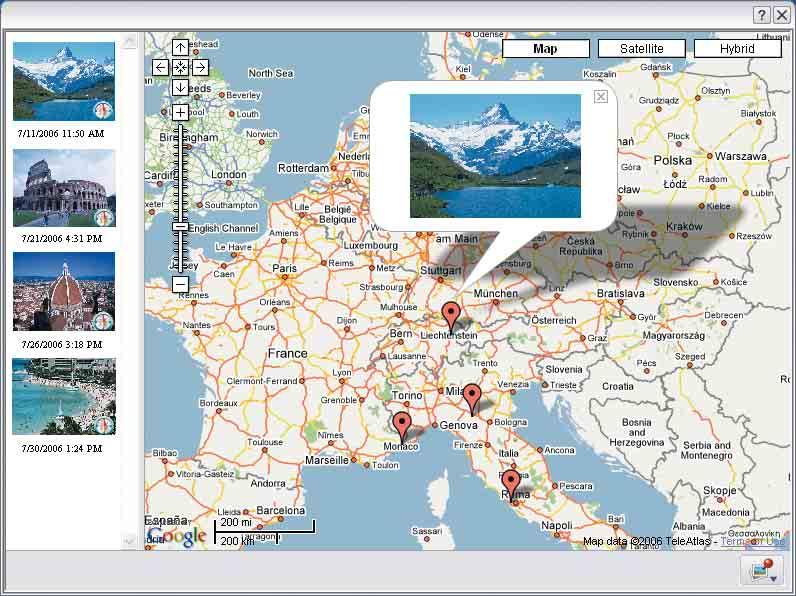 Använda Picture Motion Browser (medföljer) Skapa en dataskiva Du kan spara bilder på en CD eller DVD som en dataskiva. CD- eller DVD-brännare krävs.