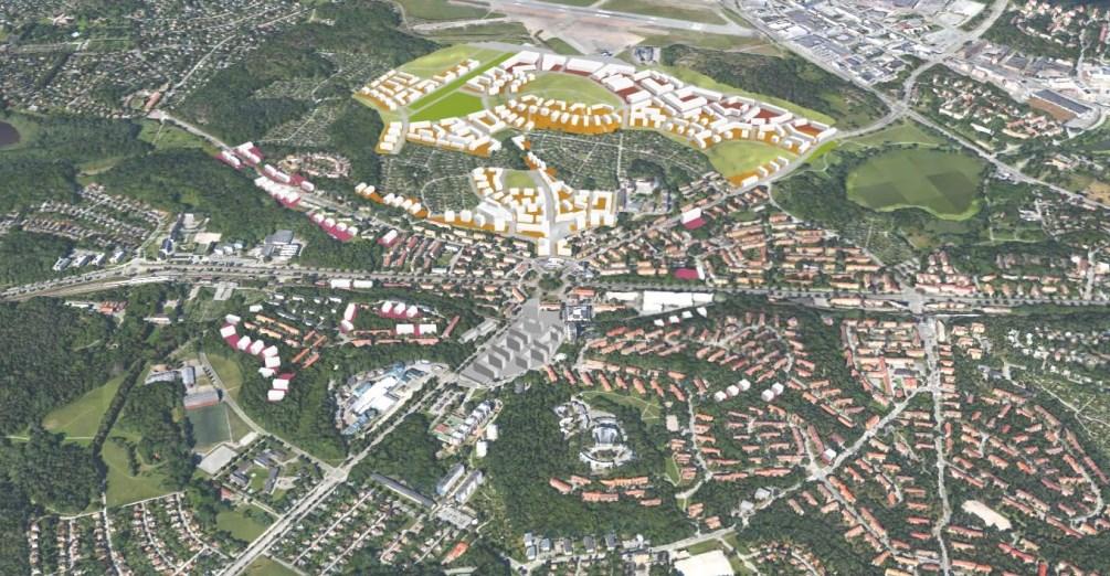 Sida 7 (24) möjligheter att utöka utbudet av närservice och där väl gestaltade park- och gårdsrum är viktiga utgångspunkter för den fortsatta planeringen.
