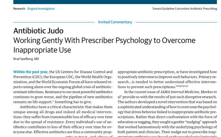 Antibiotic Judo Spellberg JAMA