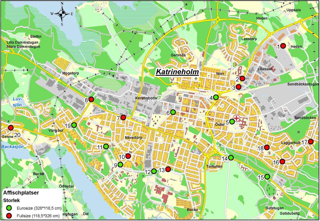 Ctot F= tiåt upp ti Fusiz i id fot (118,5 x 326 c), E= tiåt i ståd fot upp ti Euosiz