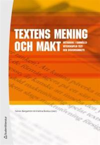 Textens mening och makt : metodbok i samhällsvetenskaplig text- och diskursa PDF ladda ner LADDA NER LÄSA Beskrivning Författare:. I moderna samhällen flödar texter och bilder.