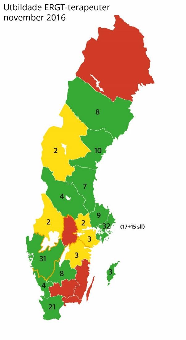 Utbildade i att ge ERGTbehandling - med mål att