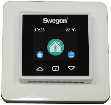 Comfort styrteknik Swegon CASA Comfort är enkel och lättanvänd. Tekniken säkerställer energieffektiv ventilation samt att inomhusluften alltid är hälsosam för både byggnaden och de boende.