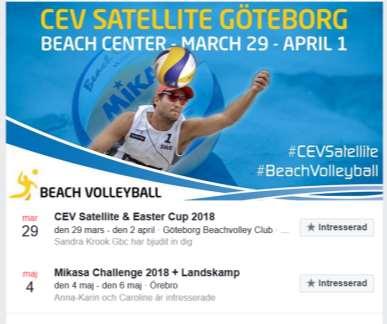 Sida 5 av 8 CEV Europatävling beachvolley 2018, SVBF är nationell värd och