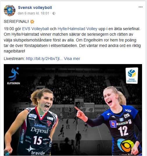 Sida 6 av 8 SM-slutspel i Volleyboll: Svensk Volleyboll + Grafiskt