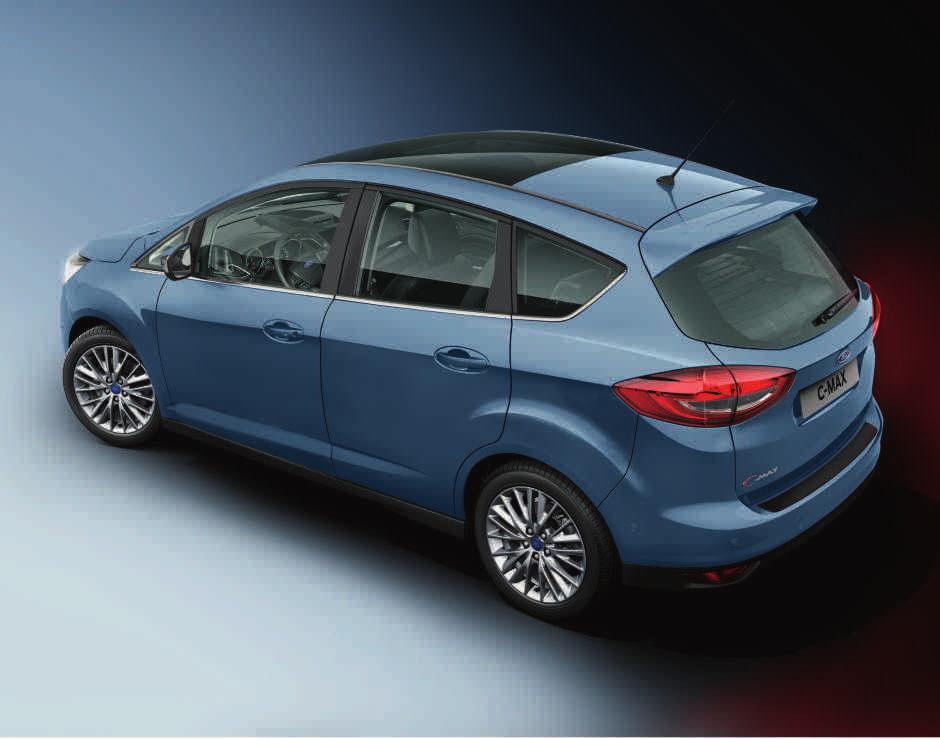 FORD C-MAX Styling och utseende *Fälgen du väljer kommer att monteras med angiven däckdimension, men det går inte att välja ett specifikt däckmärke. Obs!