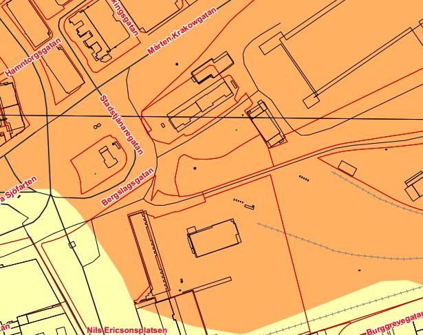 repo1.docx 212-3-29 Figur 14 Utdrag ur Radonriskkarta Göteborg, SGU år 2.