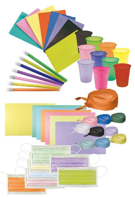 COLORLINE Mixa & matcha som Du vill! Servetter Patientservett av papper/plast 45x33 cm. Mintgrön, lime, svart, rosa, lila, blå, gul, orange. Förp. om 500 st (Ord. pris 180.
