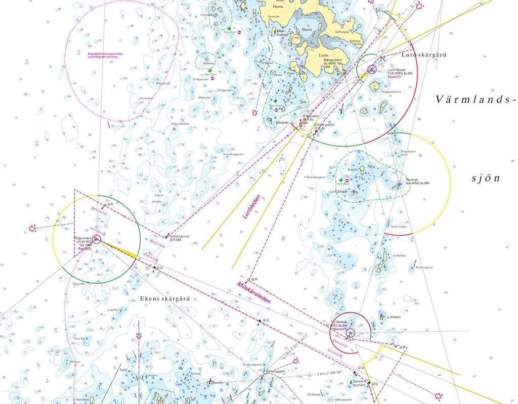 15 Nr 448 Move Delete starboard spar buoy 90 m N to x) Lilla Bratten light x) 58-47,575N