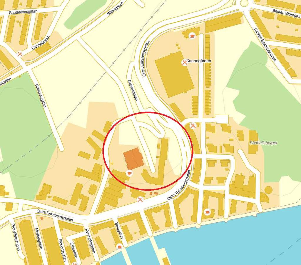 vänstersvängfält vid korsningen med Celsiusgatan för att säkerställa god framkomlighet för busstrafiken på Säterigatan.