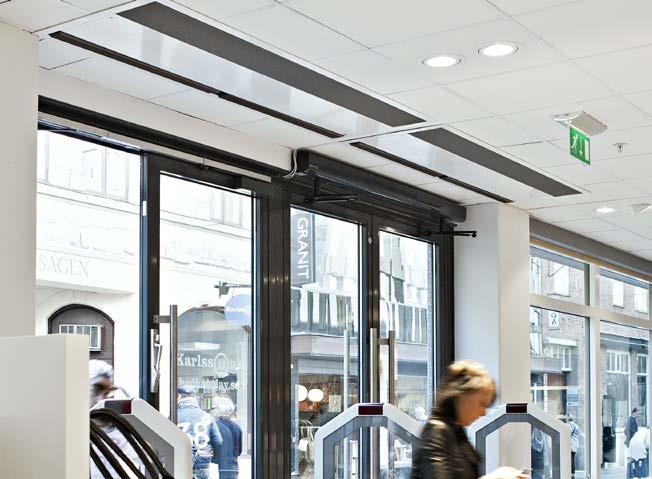 R R3500/4200 R3500/4200 Infälld luftridå med smarta funktioner, för kommersiella lokaler Rekommenderad installationshöjd * R3500: 3,5 m R4200: 4,2 m Med sin dolda placering är R3500/4200 mycket