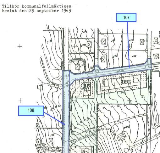 5.3.1 Planer som berörs av den nya detaljplanen Nr 033 Spl: Lantmäteriets beteckning 17-TOR-192. Stadsplan för Torsby samhälle Bergsäng, Torsby kommun, Värmlands län.