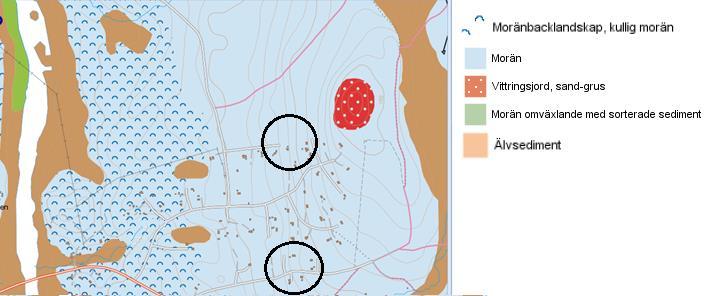 Figur 26. Norra anläggningens upphöjda infiltrationsanläggning som betjänar 8 stugor vid fritidsby i inlandets skogslandskap. Figur 27.