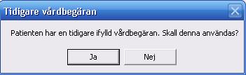 Vårdbegäran kan även aviseras från kommun till Primärvård.. Klicka på Ny vårdbegäran.