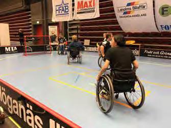 med Svenska Parasportförbundet och några av förbundets